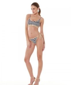 Bluepoint Μπουστάκι Μαγιό Μπικίνι Τοπ Με Χρυσές Λεπτομέριες 'OPTICAL ILLUSION' Κωδ. 24066005