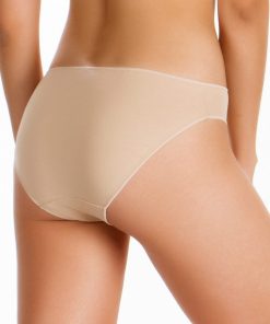 Miss Minerva Βαμβακερό Γυναικείο Invisible Brazil 3 τμχ Κωδ. 90-81361 Μπεζ