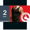 Sloggi Ανδρική Φανέλα Αμάνικη 24/7 Vest 2 τεμάχια Κωδ. 10163154
