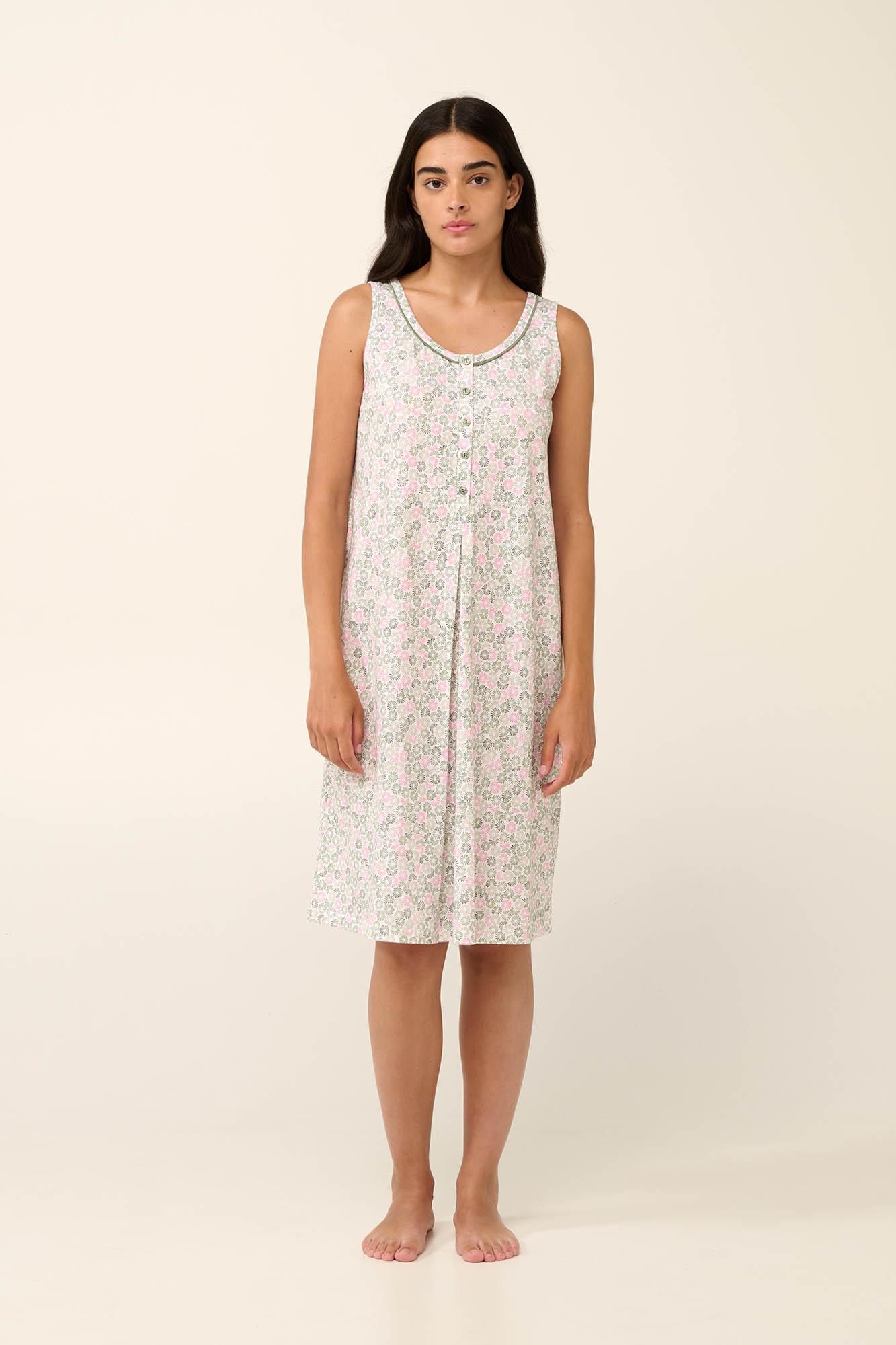 Vamp Γυναικείο Βαμβακερό Νυχτικό Εγκυμοσύνης και Θηλασμού Με Πατιλέτα Κωδ. 22243