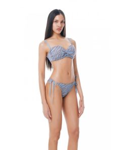 Bluepoint Στράπλες Σουτιέν Cup D Μαγιό Μόδας 'CANDY RUSH' Κωδ. 25066004D σιελ