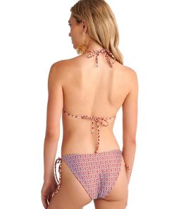 BLU4U Μαγιό Σλιπ Με Κορδονάκια Διπλής Όψεως 'BRONZE AZTEC' Κωδ. 25365184