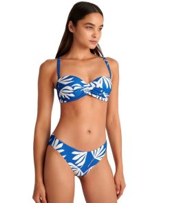 BLU4U Γυναικείο Στράπλες Cup D Τοπ Μαγιό 'COCO LEAF' Κωδ. 25366194D