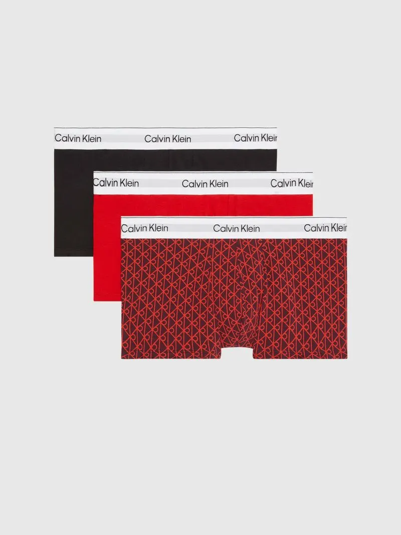 Calvin Klein Ανδρικό Boxer Low Rise Icon Cotton Stretch 3 Τεμάχια Κωδ. LV00NB4564 2VH