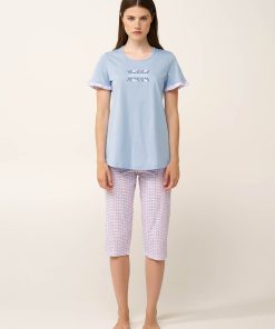 Vamp Καλοκαιρινή Γυναικεία Πιτζάμα Κάπρι Σειρά "Pilllow Talk" Κωδ. 24243