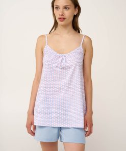 Vamp Καλοκαιρινή Γυναικεία Πιτζάμα Τιραντάκι Σειρά "Pilllow Talk" Κωδ. 24245