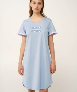 Vamp Γυναικείο Βαμβακερό Νυχτικό Πουκαμίσα Σειρά "Pillow Talk" Κωδ. 24244