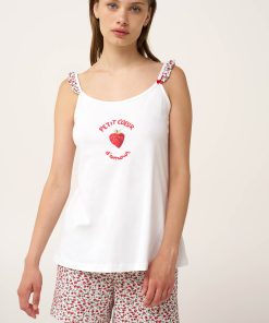 Vamp Καλοκαιρινή Γυναικεία Πιτζάμα Τιραντάκι Σειρά "Pilllow Talk" Κωδ. 24258