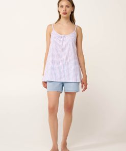 Vamp Καλοκαιρινή Γυναικεία Πιτζάμα Τιραντάκι Σειρά "Pilllow Talk" Κωδ. 24245