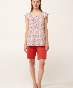 Vamp Καλοκαιρινή Γυναικεία Πιτζάμα Κάπρι Σειρά "Pilllow Talk" Κωδ. 24256