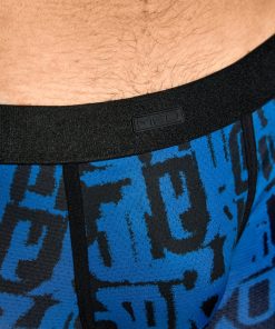 Med Ανδρικό Εσώρουχο Εμπριμέ Μπλέ Lyan Boxer Κωδ. G25122255