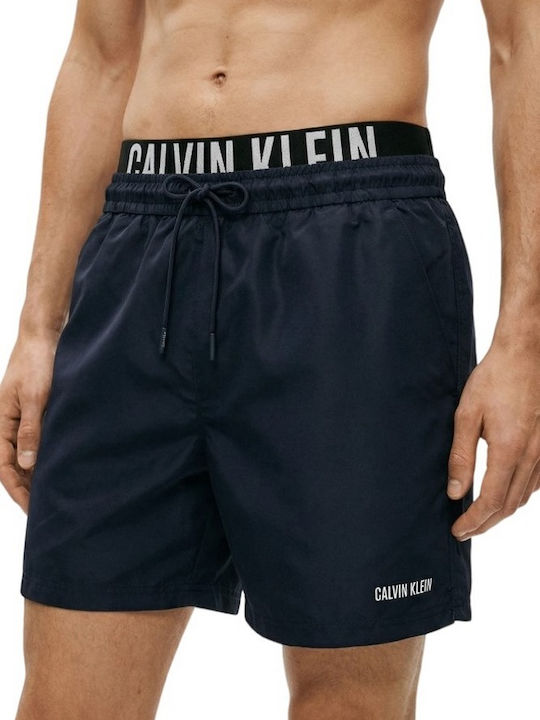 Calvin Klein Ανδρικό Μαγιό Σορτς Με Εξωτερικό Λάστιχο Κωδ. LV00N61015 μπλε σκουρο