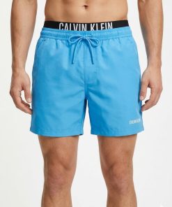 Calvin Klein Ανδρικό Μαγιό Σορτς Με Εξωτερικό Λάστιχο Κωδ. LV00N61015 μπλε ρουα