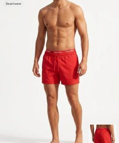 Calvin Klein Ανδρικό Μαγιό Σορτς Με Εξωτερικό Λάστιχο Κωδ. LV00N61025 XU9