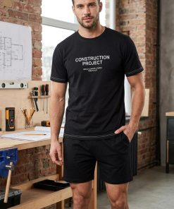 Leon Καλοκαιρινή Μοντέρνα Ανδρική Πιτζάμα-Homewear Κωδ. 33470