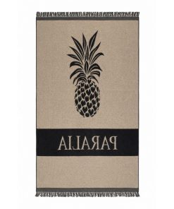 Bluepoint Πετσέτα Με Κρόσσια Και Τύπωμα 