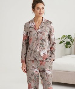 Pink Label Γυναικεία Πιτζάμα Με Κουμπιά Κωδ. W754