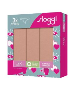 Sloggi Γυναικεία Σλιπ High Leg Go Crush 3Pack Με Δαντέλα Κωδ. 10219663 μαυρο-μαυρο-μαυρο
