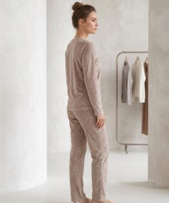 Galaxy Γυναικεία Χειμερινή Βελουτέ Πιτζάμα Homewear Κωδ. 852-26