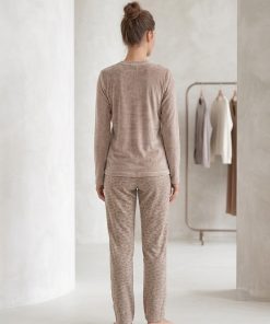 Galaxy Γυναικεία Χειμερινή Βελουτέ Πιτζάμα Homewear Κωδ. 852-26